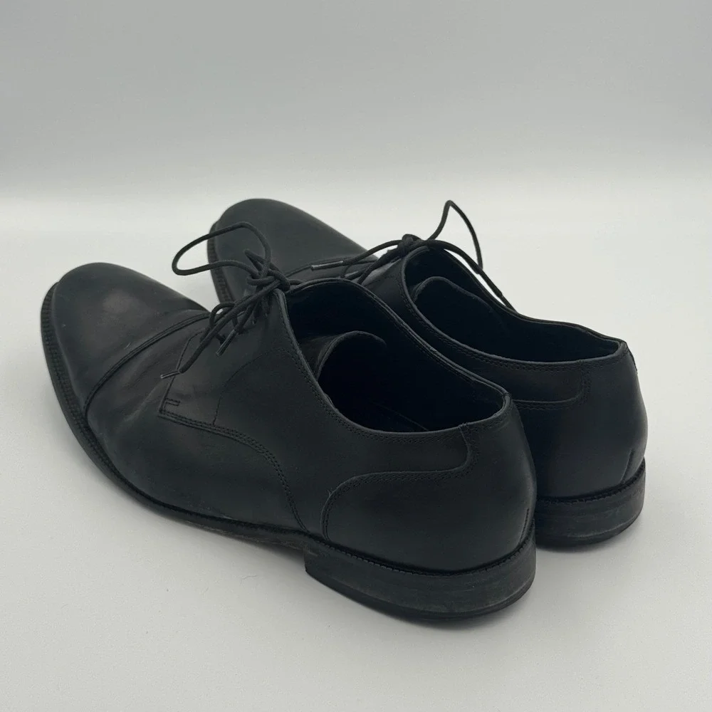 Cole Haan Williams II Men Black Leather Cap Toe Oxford Dress Shoes 11.5 NO BOX